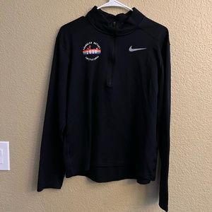 Black Nike Dri-Fit Running Half Zip-Up